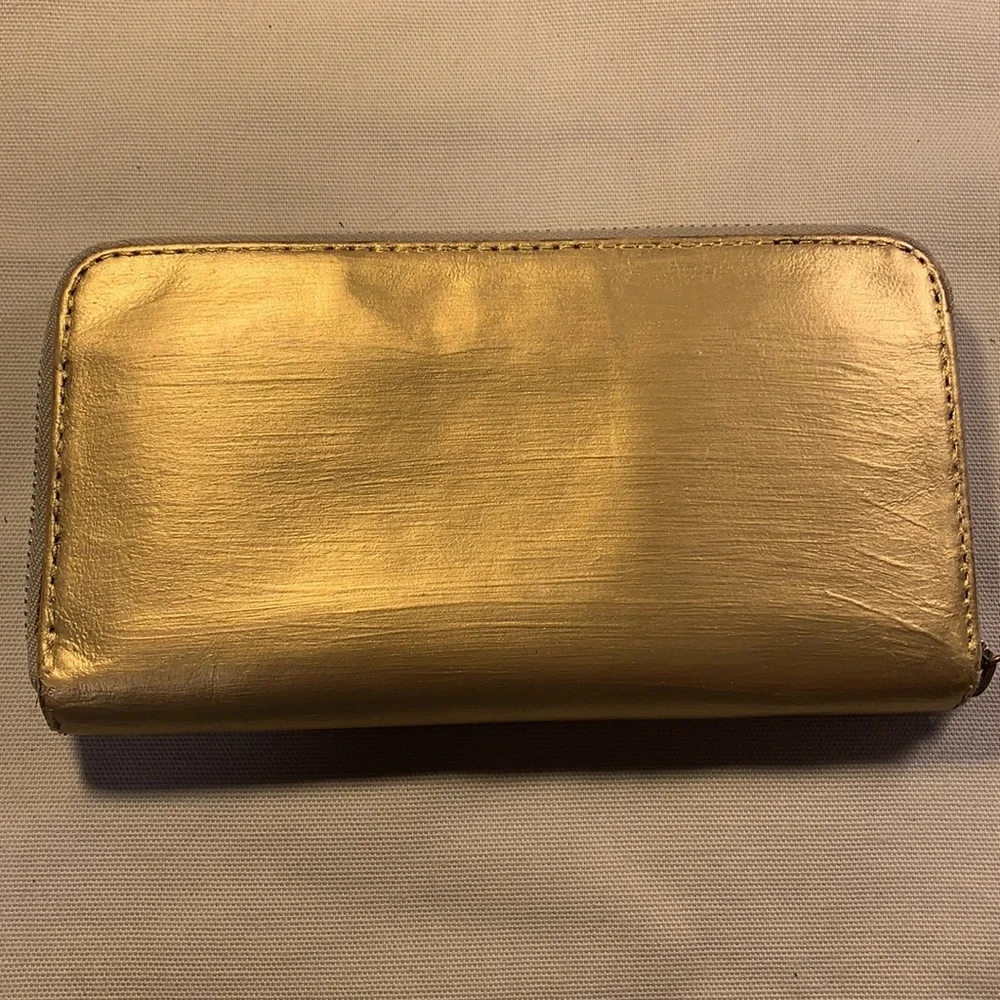 Tory Burch leather large wallet